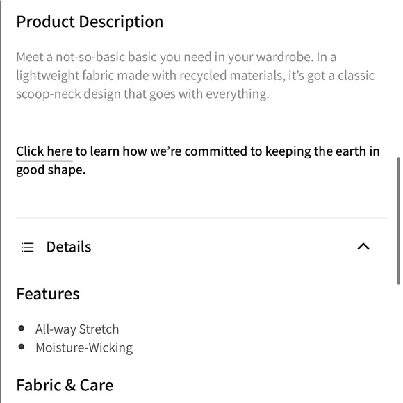 ✨2/$75 ✨ Fabletics Phoenix Lite Short-Sleeve Top - Picture 4 of 6